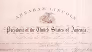 Appraisal: 1863 Lincoln-signed IRS
