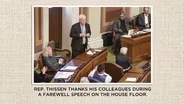 Capitol Pics | Thissen's goodbye