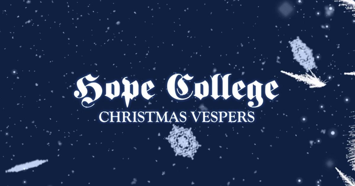 WGVU Presents Hope College Christmas Vespers 2017 WTTW
