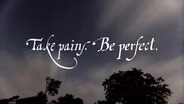 Take pains. Be perfect.