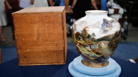 Video thumbnail: Antiques Roadshow Appraisal: Noritake Hand-painted Vase with Box, ca. 1935