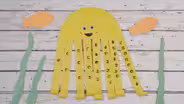 Cómo hacer una manualidad de pulpo con un plato de papel