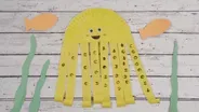 Cómo hacer una manualidad de pulpo con un plato de papel