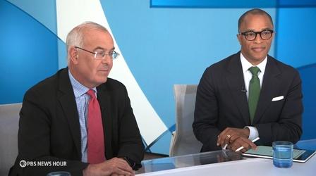 Video thumbnail: PBS News Hour Brooks and Capehart on Biden's immigration order