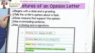 2-331: Identifying Verbs & Proper Nouns and Opinion Letters