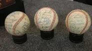 Appraisal: Mid-20th-Century Autographed Baseballs