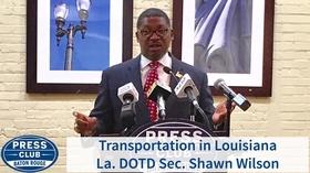 Video thumbnail: Press Club Transportation in Louisiana | DOTD Sec. Shawn Wilson