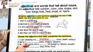 1-362: Adjectives & Writing A Topic Sentence