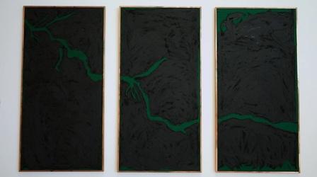 Video thumbnail: WKAR Family It spills / Ziigibiise | Art Stories - MSU Broad Art Museum