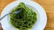 Jacques Pépin Makes Spaghetti with Basil Pesto