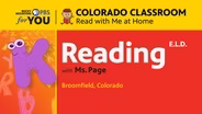 Reading with Ms. Page (ELD) – Lesson # 8