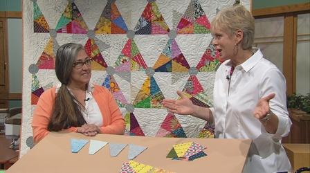 Video thumbnail: Sewing With Nancy Rainbow Quilts for Scrap Lovers - Part 2