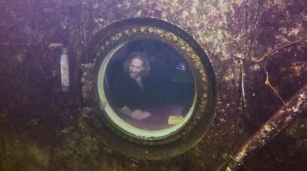 Video thumbnail: PBS NewsHour Scientist lives underwater to raise ocean awareness