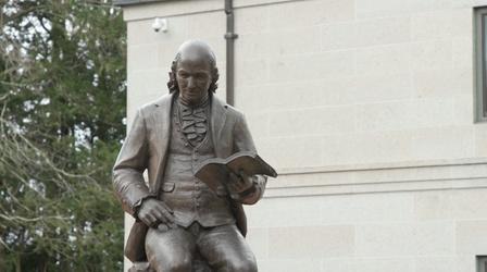 Video thumbnail: PBS NewsHour Franklin's literary legacy lives on in long-running library