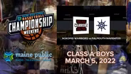 Nokomis vs. Falmouth Boys Class A Championship
