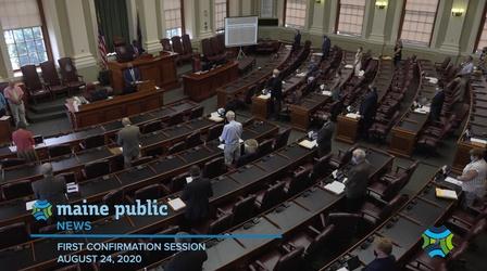 Video thumbnail: Maine Public News The 1st Confirmation Session of the 129th Maine Legislature