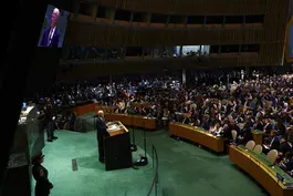 At UN, Biden urges leaders to work for peace
