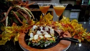 Pumpkin Risotto and Scallops