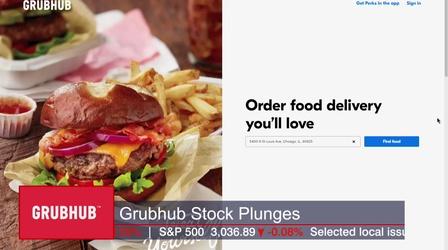 Video thumbnail: Chicago Tonight Crain’s Headlines: Business Slowing for Grubhub