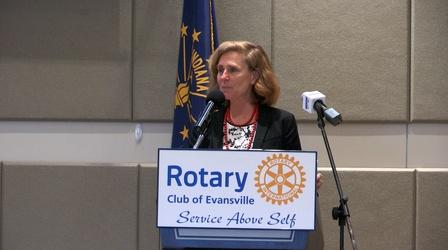 Video thumbnail: Evansville Rotary Club Regional Voices : IU President Pamela Whitten