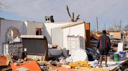 Video thumbnail: PBS NewsHour News Wrap: Recovery underway in Mississippi after tornado