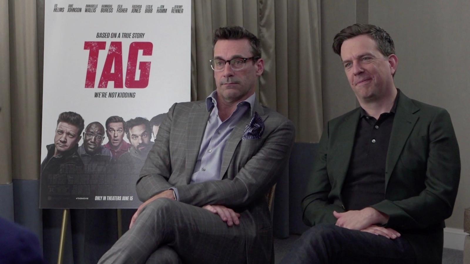 Tag' Review: Jon Hamm and Ed Helms Are 'It' in This Man-Child Comedy