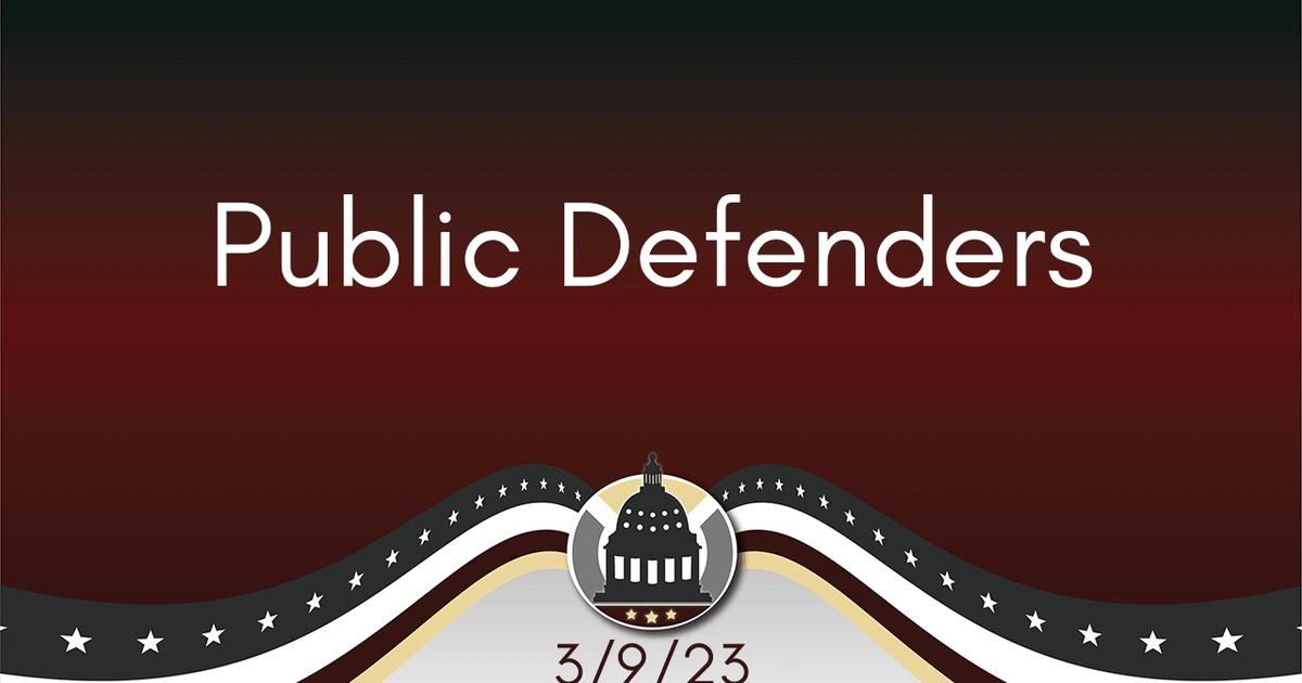 Your Legislators | Public Defenders 3/9/23 | Season 43 | Episode 7 | Pioneer PBS