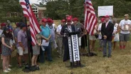 9/11 families protest Saudi-backed LIV golf at Trump club