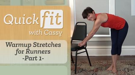 Video thumbnail: Quick Fit with Cassy Warmup Stretches for Runners Part 1