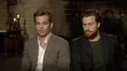 Aaron Taylor Johnson and Chris Pine for "The Outlaw King"