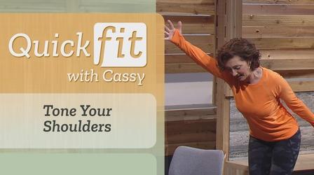 Video thumbnail: Quick Fit with Cassy Tone Your Shoulders