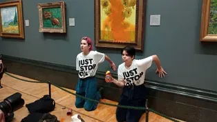 Why activists are targeting art to protest climate change