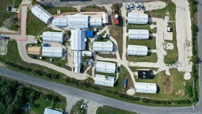 The Grand Bahama's Mobile, Inflatable Hospital Complex