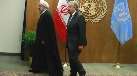 Video thumbnail: PBS NewsHour News Wrap: Rouhani calls U.S. sanctions 'economic terrorism'