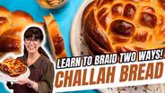 Challah Bread | 4-Strand & 8-Strand Techniques