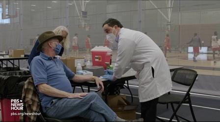 Video thumbnail: PBS NewsHour Virginia's vaccine rollout challenged by supply and demand
