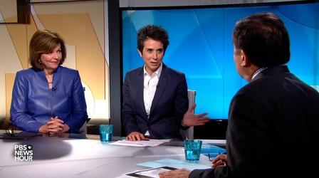 Video thumbnail: PBS NewsHour Amy Walter and Susan Page on U.S. alone at G-7