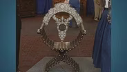 Appraisal: Syrian Savonarola Chair, ca. 1895