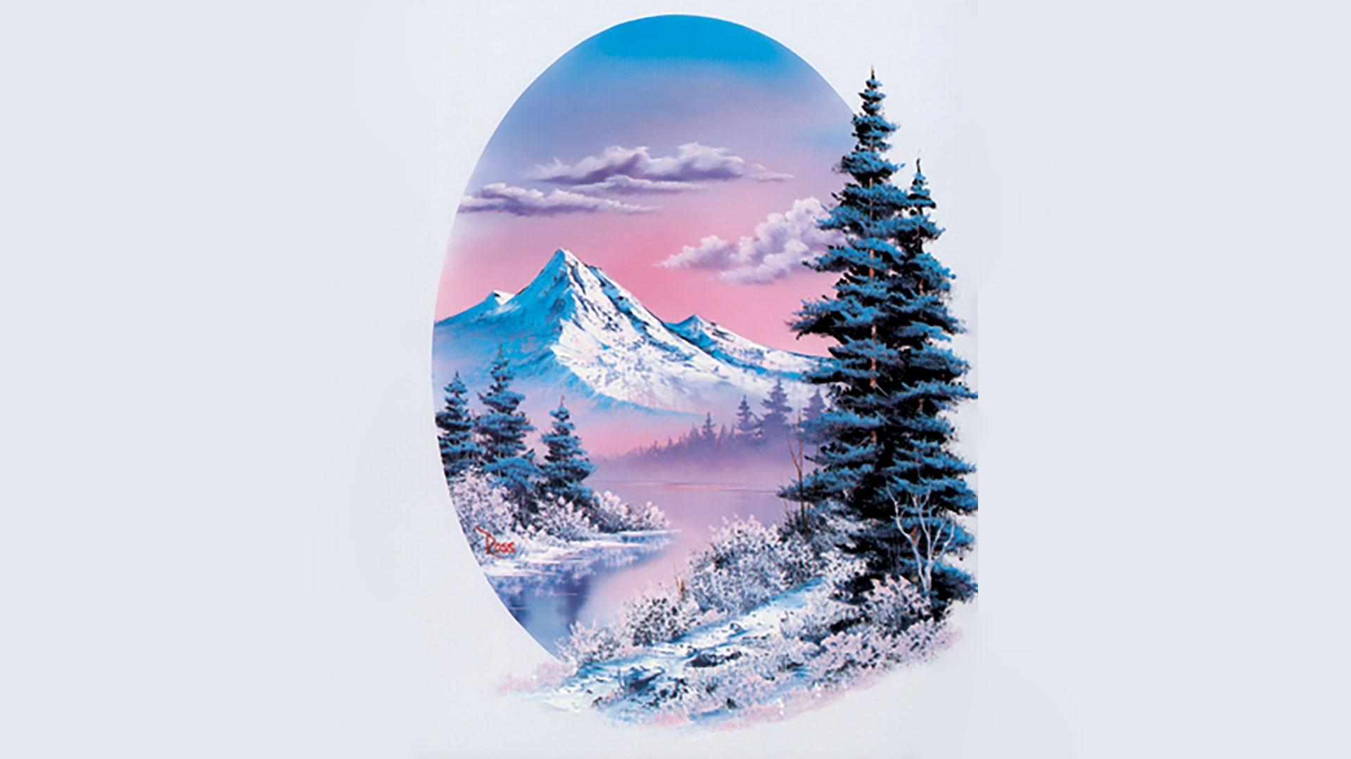 The Best Of The Joy Of Painting With Bob Ross | Hidden Winter Moon Oval |  Season 39 | Episode 3917 | Pbs