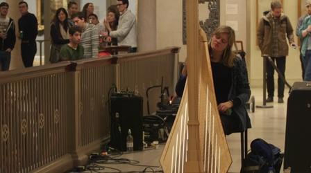 Video thumbnail: PBS NewsHour 'Midwinter' combines music and art at Chicago museum