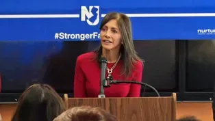 NJ's first lady launches bid for US Senate seat