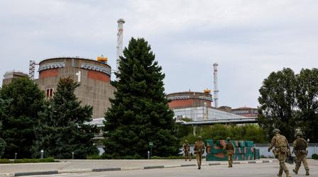 Video thumbnail: PBS NewsHour IAEA calls for safety zone around nuclear plant in Ukraine