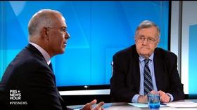 Video thumbnail: PBS NewsHour Shields and Brooks on Mueller report, Trump health care move