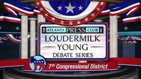 Video thumbnail: Atlanta Press Club 7th Congressional District Primary Runoff Debate (D) (2018)