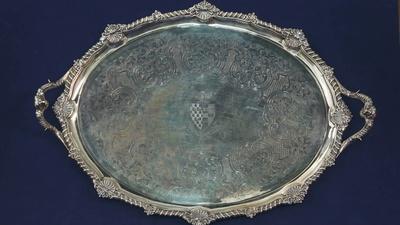 Appraisal: 1808 George III Sterling Silver Tray