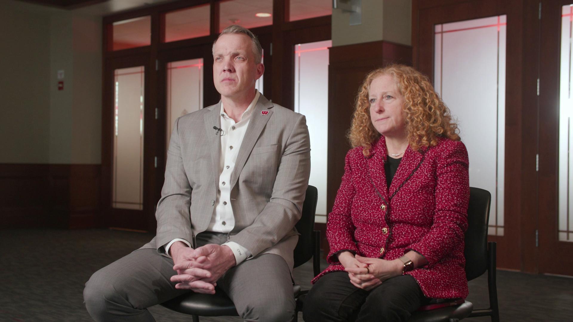 Chris McIntosh, Chancellor Jennifer Mnookin on NCAA transfer