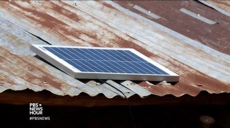 Video thumbnail: PBS NewsHour In remote Kenyan villages, solar startups bring light