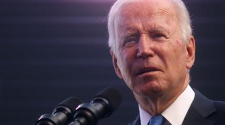 Video thumbnail: PBS NewsHour Why Biden's approval rating is tanking according to new poll