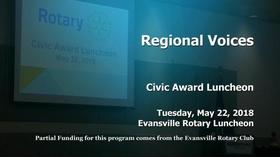Video thumbnail: Evansville Rotary Club Regional Voices: 2017 Rotary Civic Award
