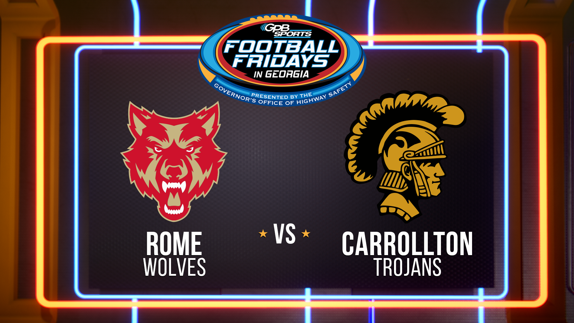 Football Fridays in Georgia Rome at Carrollton Season 2024